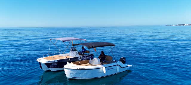 Alquiler de barco sin licencia en Benalmádena en Benalmadena