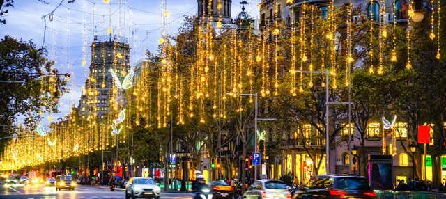 Autobús navideño de Barcelona en Barcelona