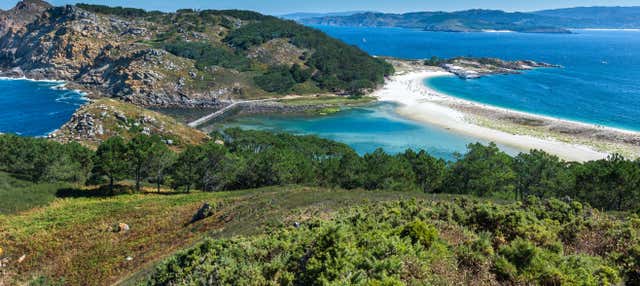 Barco a las Islas Cíes en Sangenjo