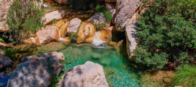 Barranquismo en el río Verde en Otivar