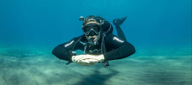 Bautismo de buceo en Abades en Abades