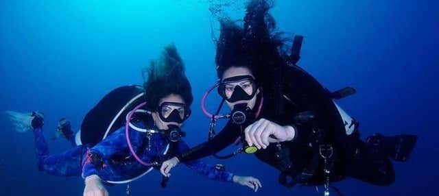 Bautismo de buceo en Isla Plana en Isla Plana