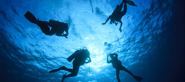 Bautismo de buceo en Los Cristianos en Los Cristianos