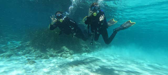 Bautismo de buceo en Son Xoriguer en Son Xoriguer