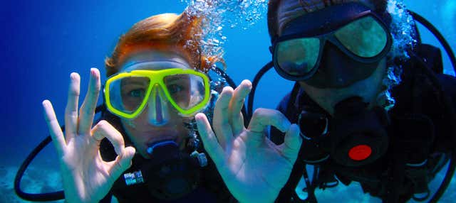 Buceo en la playa de la Mar Menuda en Tossa De Mar