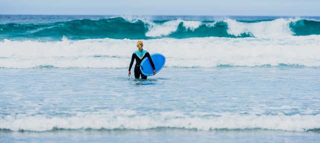 Curso de surf en Bastiagueiro en Bastiagueiro