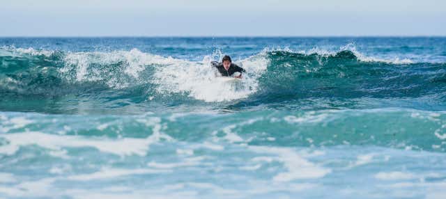 Curso de surf en La Lanzada en El Grove