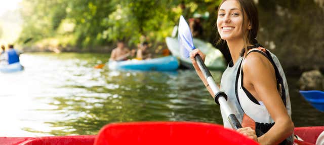 Descenso del río Nalón en canoa en Las Caldas