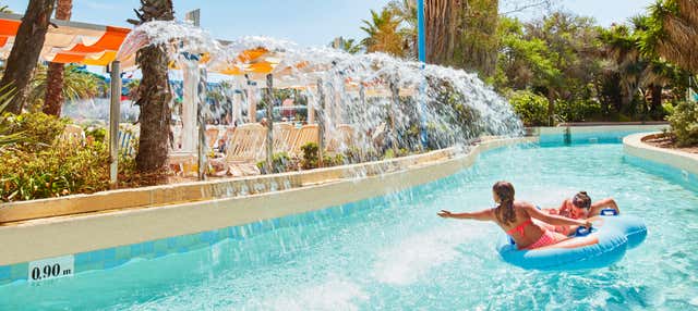 Entrada a Caribe Aquatic Park en Salou
