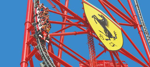 Entrada a Ferrari Land en Vilaseca