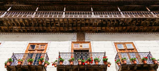Entrada a la Casa de los Balcones en La Orotava