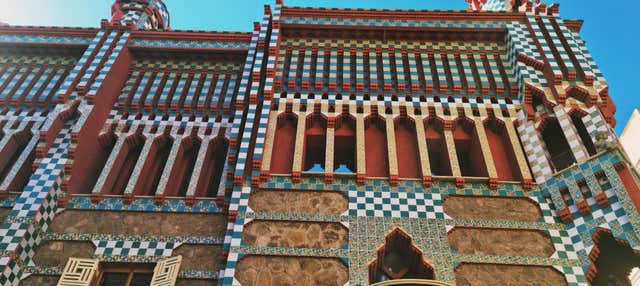 Entrada a la Casa Vicens en Barcelona