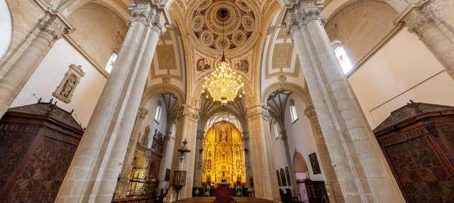 Entrada a la catedral de Baeza con audioguía en Baeza