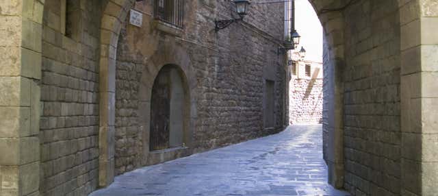 Entrada a la Sinagoga Mayor de Barcelona en Barcelona