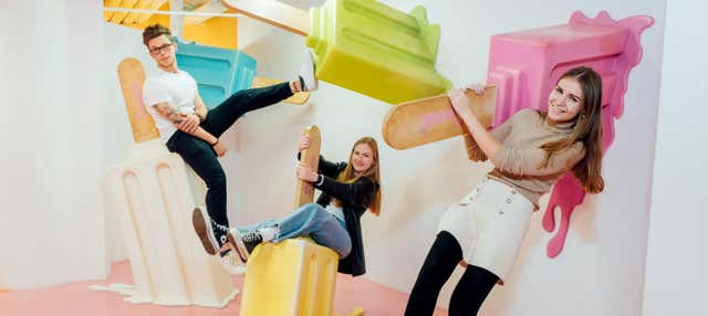 Entrada al Big Fun Museum en Barcelona