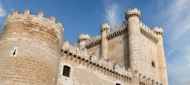 Entrada al castillo de Fuensaldaña en Fuensaldana