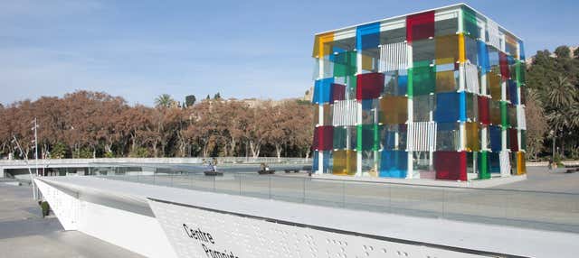 Entrada al Centre Pompidou en Malaga