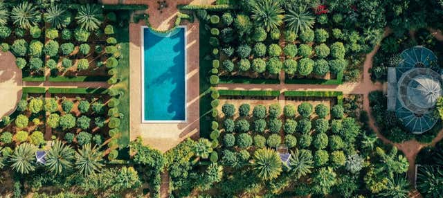 Entrada al Jardín de L’Albarda en Pedreguer