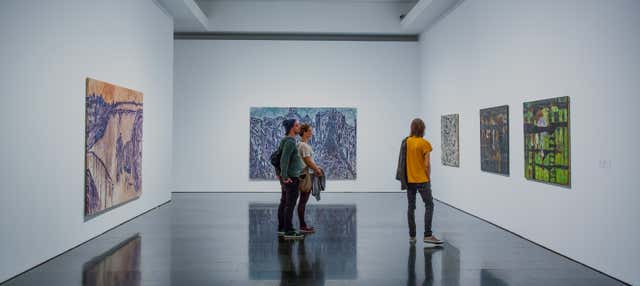 Entrada al MACBA, el Museo de Arte Contemporáneo en Barcelona