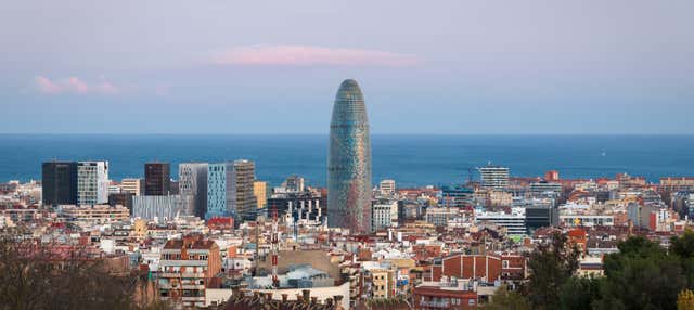 Entrada al mirador de la Torre Glòries en Barcelona