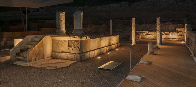 Entrada al Museo Foro Romano Molinete en Cartagena