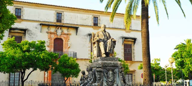 Entrada al Palacio Domecq en Jerez