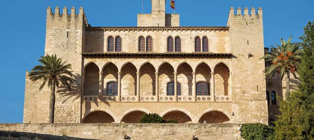 Entrada al Palacio Real de la Almudaina en Palma Mallorca