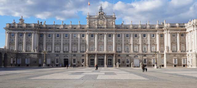 Entrada al Palacio Real en Madrid
