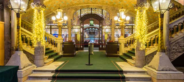 Entrada al Palau de la Música Catalana en Barcelona