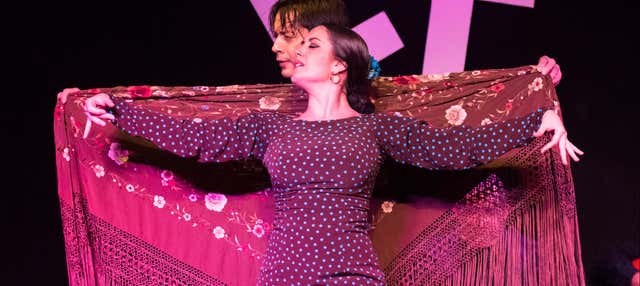 Espectáculo en el tablao flamenco Las Tablas en Madrid