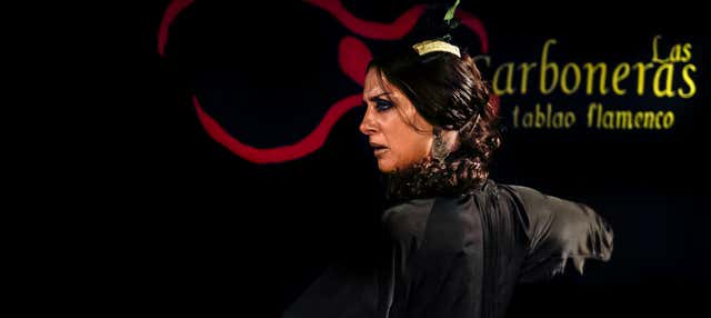 Espectáculo flamenco en el tablao Las Carboneras en Madrid