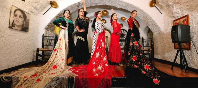 Espectáculo flamenco en el tablao Venta el Gallo en Granada