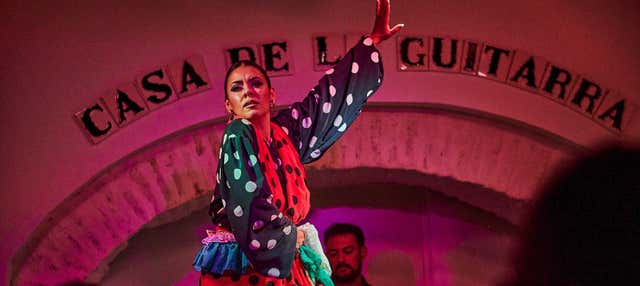 Espectáculo flamenco en la Casa de la Guitarra en Sevilla