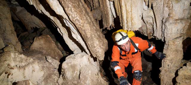 Espeleología en la Cueva de la Plata en Puerto De Mazarron