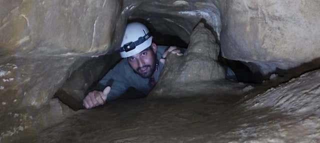 Espeleología en las cuevas de los Picos de Europa en Ribadesella
