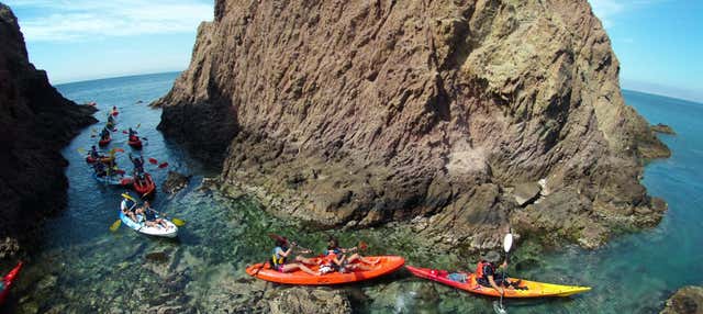 Kayak y snorkel en el Cabo de Gata en Los Escullos