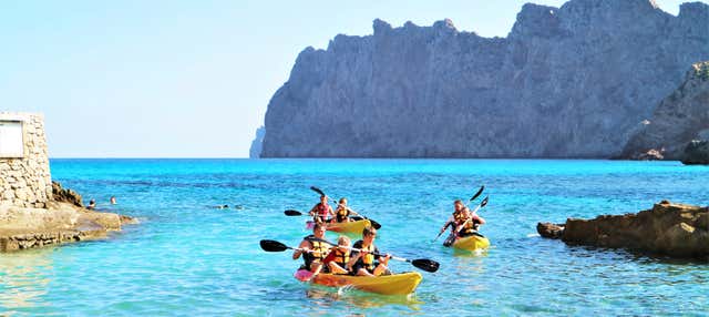 Kayak y snorkel en la costa de Pollensa en Pollensa