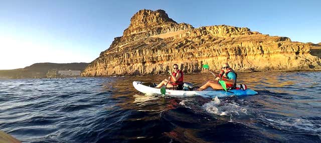 Kayak y snorkel en las cuevas de Taurito en Mogan