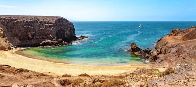 Paddle surf eléctrico y snorkel en la playa de Papagayo en Playa Blanca