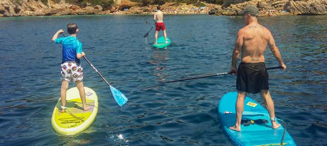 Paddle surf en Cala Rajada en Cala Rajada