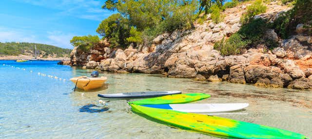 Paddle surf en el norte de Ibiza en Ibiza Ciudad