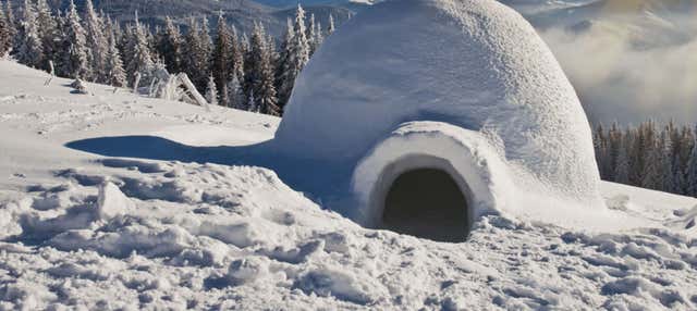 Paseo con raquetas de nieve + Construcción de un iglú en Navacerrada