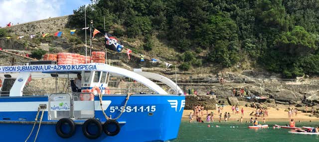 Paseo en barco a la isla de Santa Clara en San Sebastian