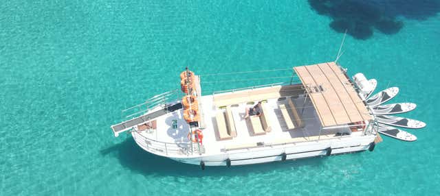 Paseo en barco por Cala Salada y Cala Conta en San Antonio Abad