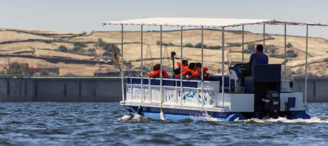 Paseo en barco por el río Alagón y embalse de Alcántara en Alcantara