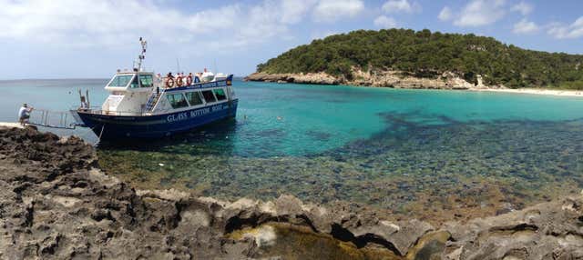 Paseo en barco por el sur de Menorca desde Cala’n Bosch en Cala En Bosch