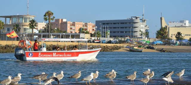 Paseo en barco por Isla Cristina en Isla Canela