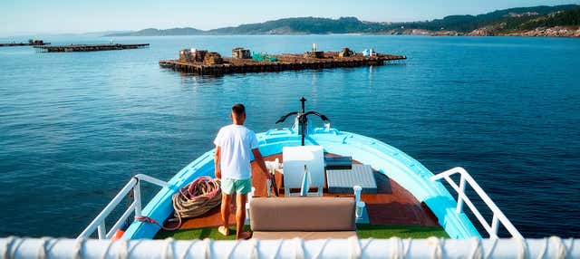 Paseo en barco por la ría de Aldán + Degustación de mejillones en Aldan