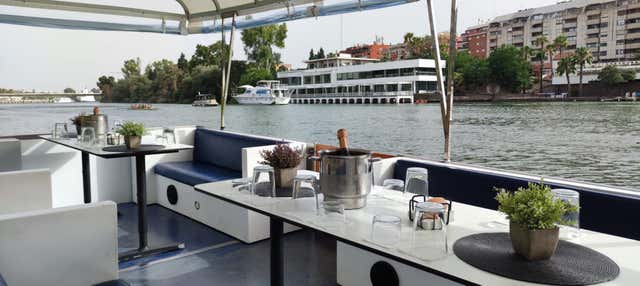 Paseo en barco privado por el río Guadalquivir en Sevilla