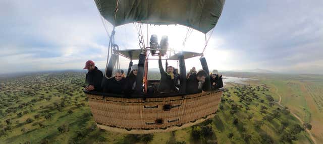 Paseo en globo por Cáceres en Caceres